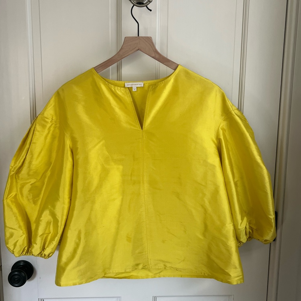 Ann Mashburn Silk Shantung top